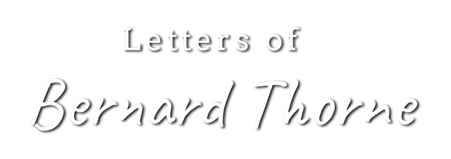 Логотип Letters of Bernard Thorne