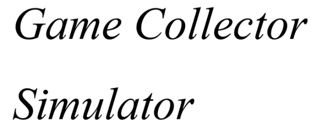 Логотип Game Collecting Simulator