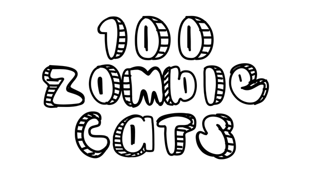 Логотип 100 Zombie Cats