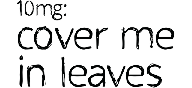 Логотип 10mg: Cover Me In Leaves