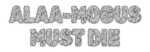 Логотип ALAA-MOGUS MUST DIE