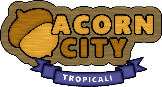 Логотип Acorn City: Tropical!