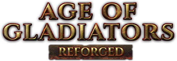 Логотип Age of Gladiators Reforged