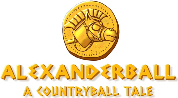 Логотип AlexanderBall: A Countryball Tale
