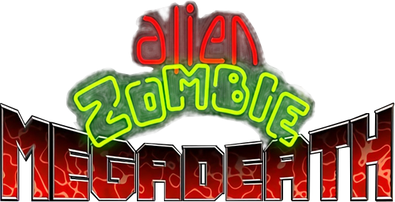 Логотип Alien Zombie Megadeath