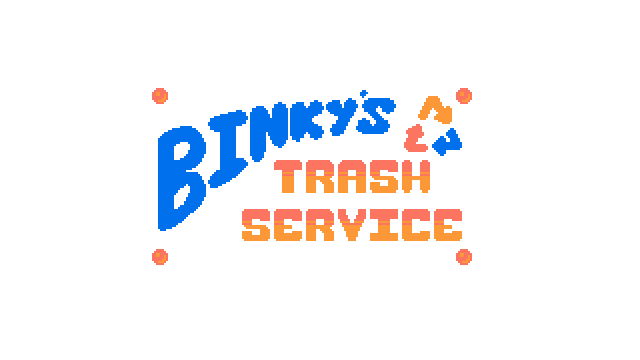 Логотип Binky's Trash Service