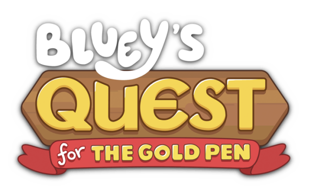 Логотип Bluey's Quest For The Gold Pen