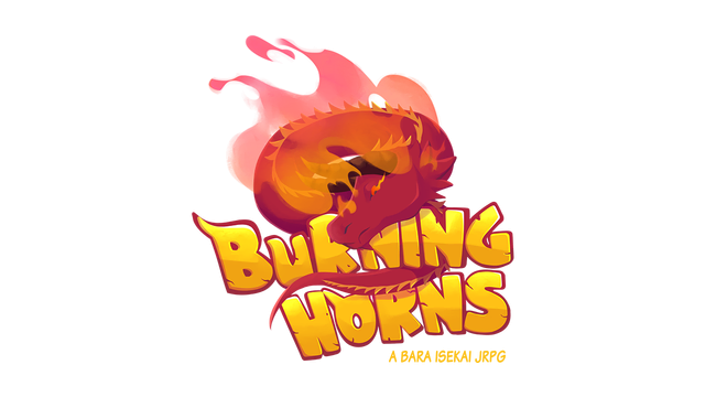 Логотип Burning Horns: A Bara Isekai JRPG
