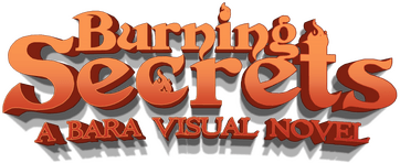 Логотип Burning Secrets - A Bara Visual Novel