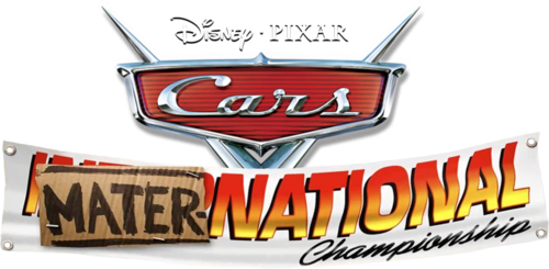 Логотип Disney Pixar Cars Mater-National Championship