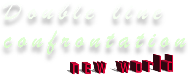 Логотип Double Line Confrontation: New World