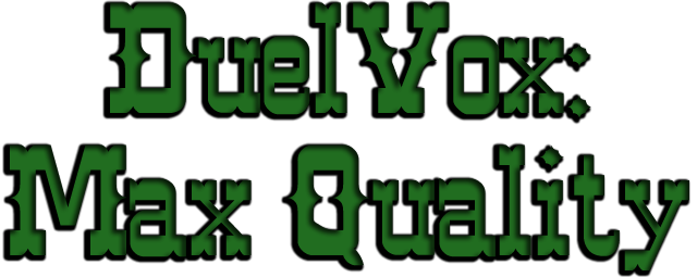 Логотип DuelVox: Max Quality