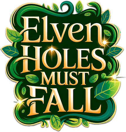 Логотип Elven Holes Must Fall