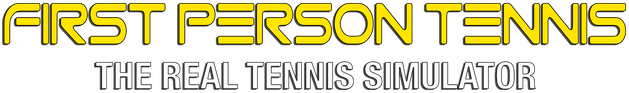Логотип First Person Tennis - The Real Tennis Simulator