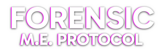 Логотип FORENSIC - M.E. Protocol