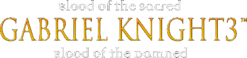 Логотип Gabriel Knight 3: Blood of the Sacred, Blood of the Damned