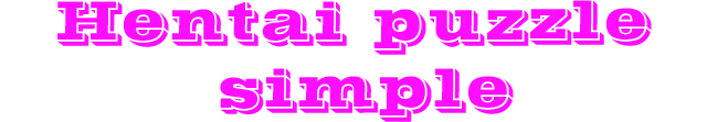 Логотип Hentai puzzle Simple