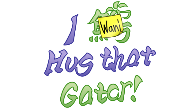 Логотип I Wani Hug that Gator!