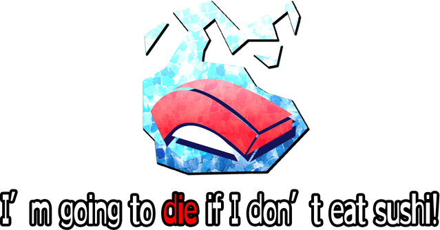 Логотип I’m going to die if I don’t eat sushi!