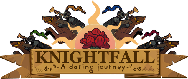Логотип Knightfall: A Daring Journey
