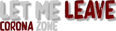 Логотип Let me leave corona zone