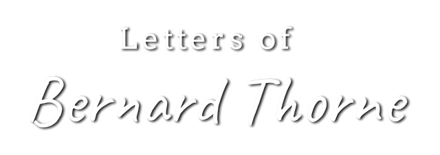 Логотип Letters of Bernard Thorne