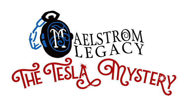 Логотип MAELSTROM LEGACY: The Tesla Mystery