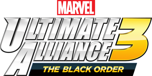 Логотип MARVEL ULTIMATE ALLIANCE 3: The Black Order