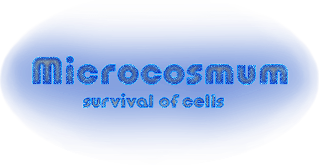 Логотип Microcosmum: survival of cells