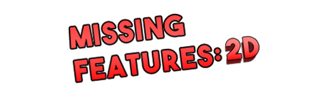 Логотип Missing Features: 2D
