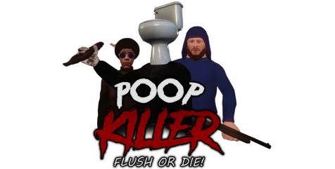 Логотип Poop Killer - Flush or Die