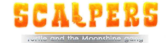 Логотип SCALPERS: Turtle and the Moonshine Gang