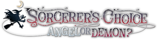 Логотип Sorcerer's Choice: Angel or Demon?