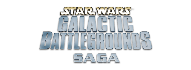 Логотип STAR WARS Galactic Battlegrounds Saga