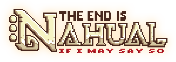 Логотип The end is nahual: If I may say so