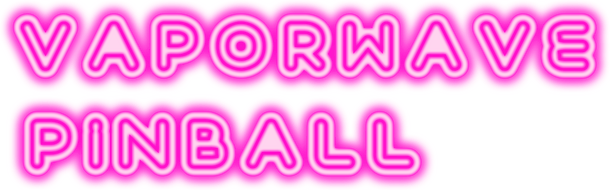Логотип Vaporwave Pinball