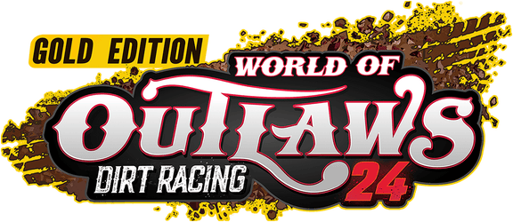 Логотип World of Outlaws: Dirt Racing 24 Gold Edition