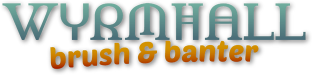 Логотип WYRMHALL: Brush and Banter