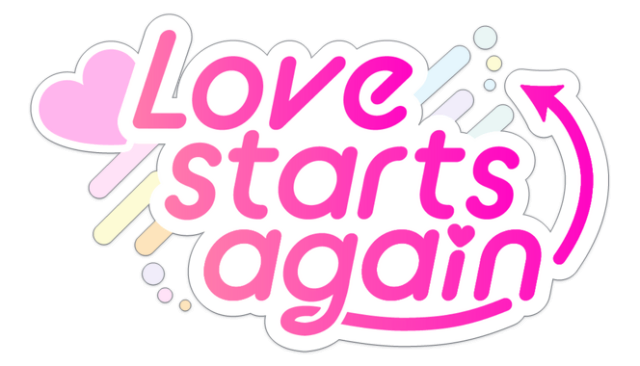 Логотип Love starts again