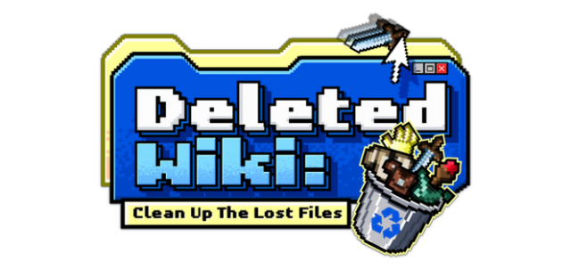 Логотип Deleted Wiki: Clean Up the Lost Files