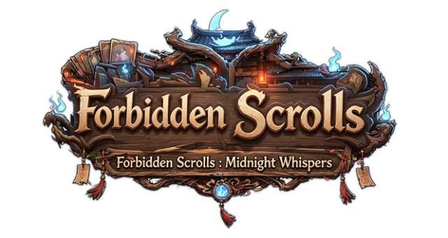 Логотип Forbidden Scrolls Midnight Whispers