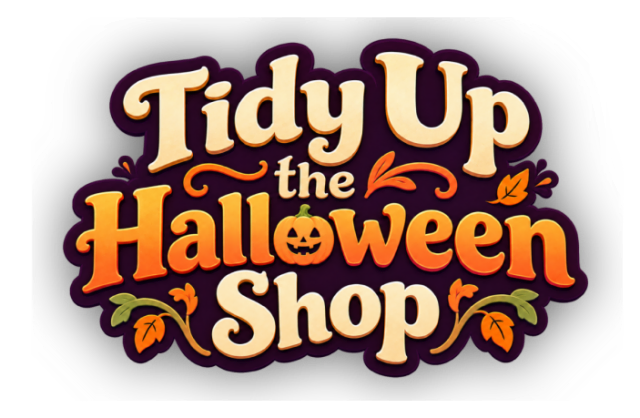 Логотип Tidy Up the Halloween Shop