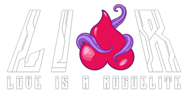 Логотип Love is a Roguelite (or LIAR for short)