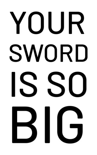 Логотип Your Sword Is So Big
